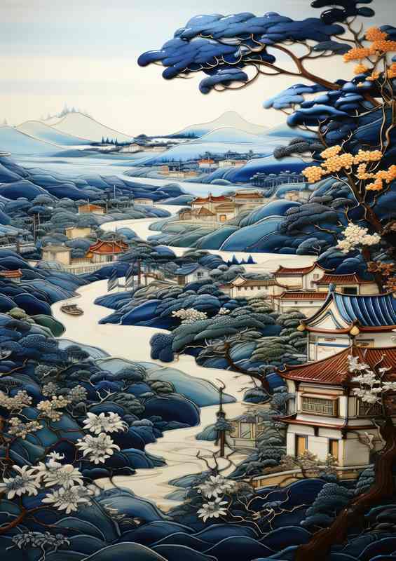 River Carves Through Stunning Terrain