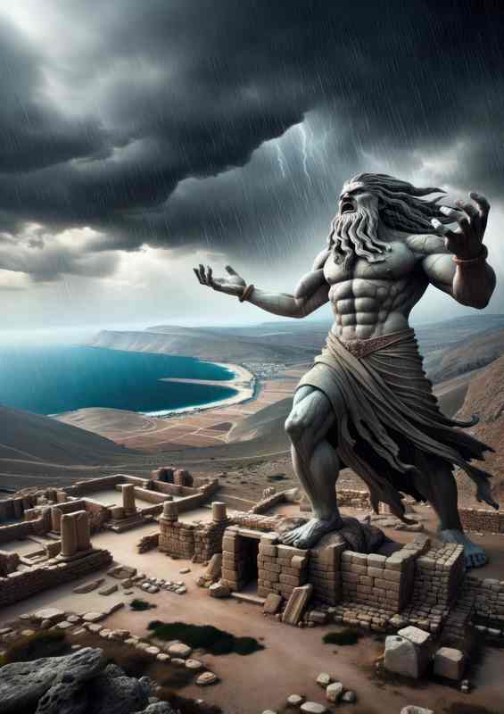 Baal Storm Metal Poster