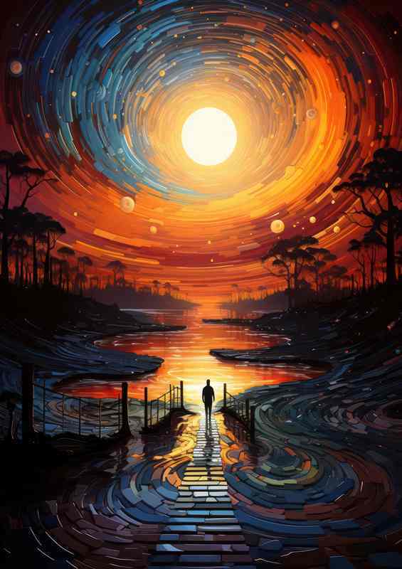 Sunset black hole