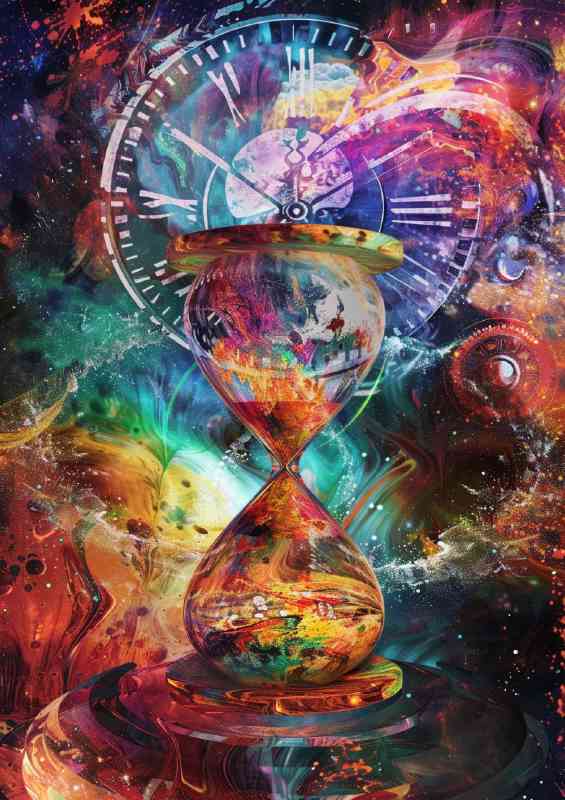 Hour glas cosmic time travel