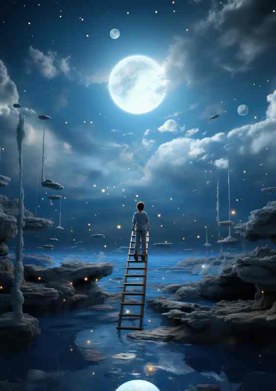 The stairs to the moon