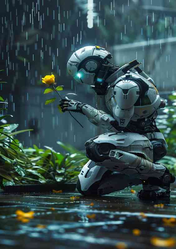 Ai robot meets plantlife