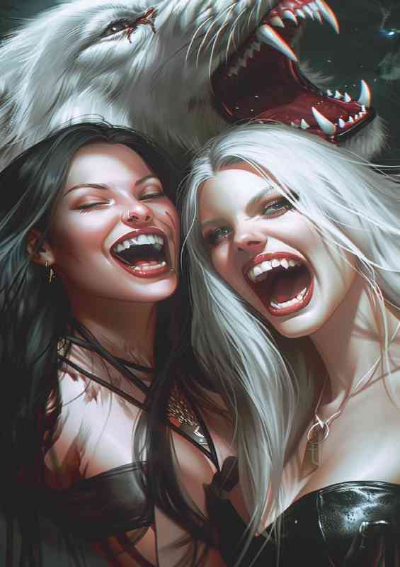 Female vampires and the wolf