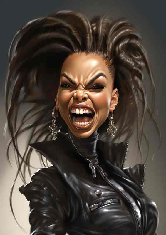 Caricature of mel b