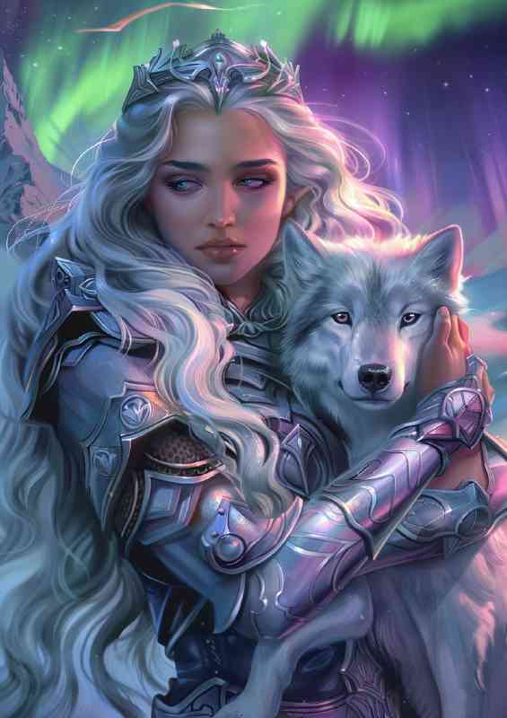 Lady Knight and the silver wolf