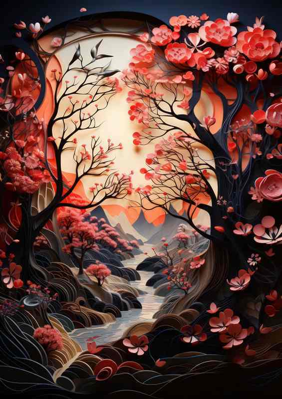 Whispering Wings Paper Crafted Village