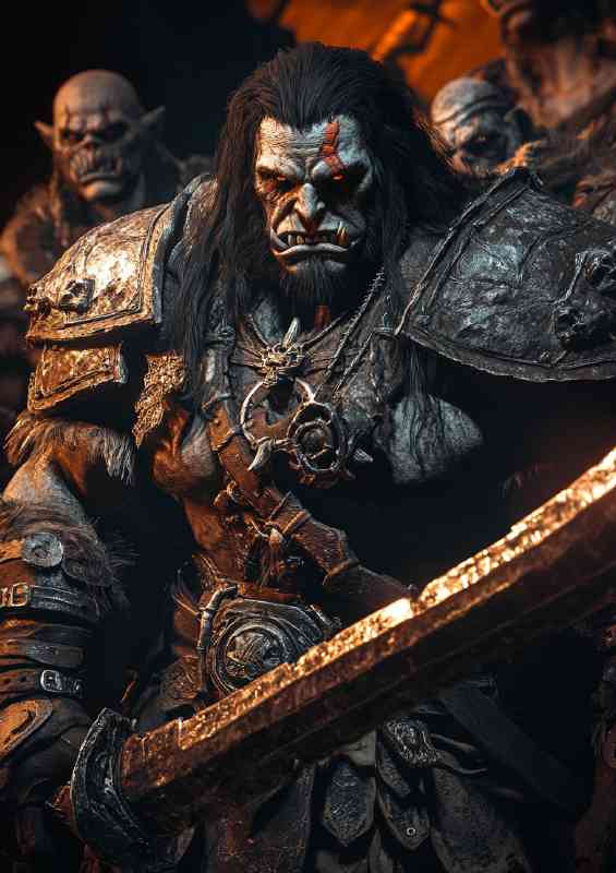 The orc in heavy amour