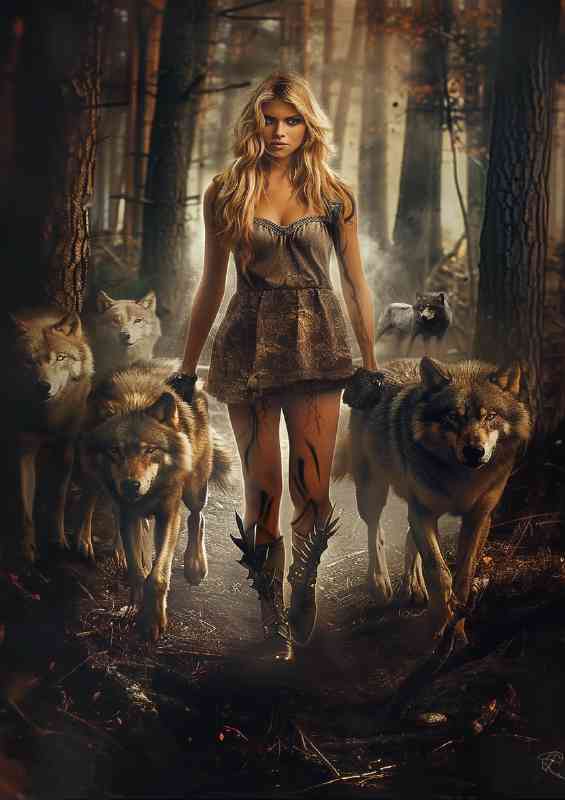 Walking in the woods with wolves