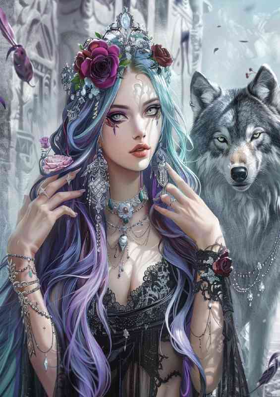 Witch and the white wolf