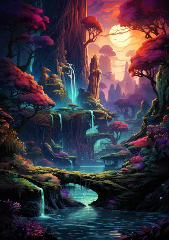 Creative Bold Colours Cascade