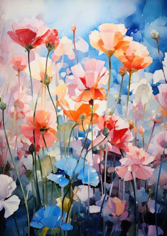 Array of floral colours