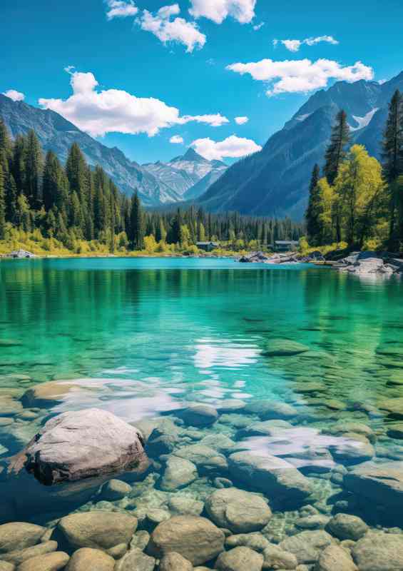 Distant Scenic Blue Wonder