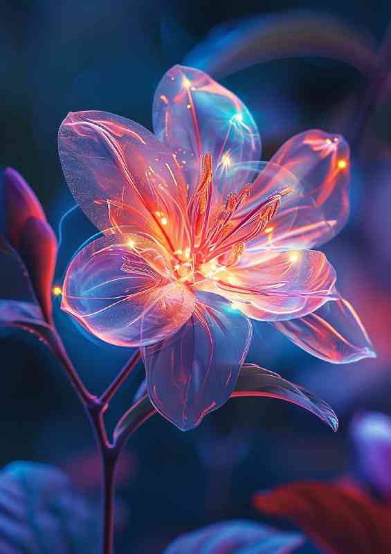 Beautiful led on a single flower