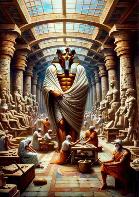 Egyptian god Ptah creator god of craftsmen