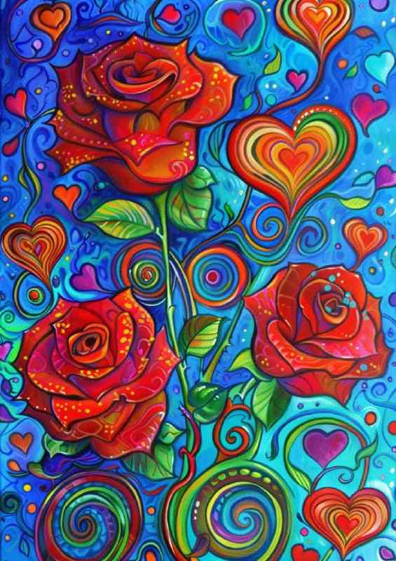 Roses and love a good mix