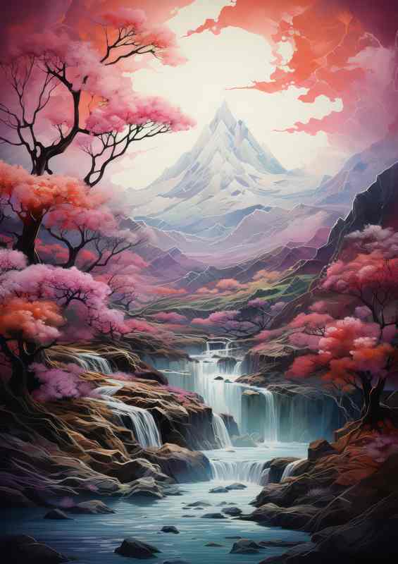 Misty Falls An Artists View