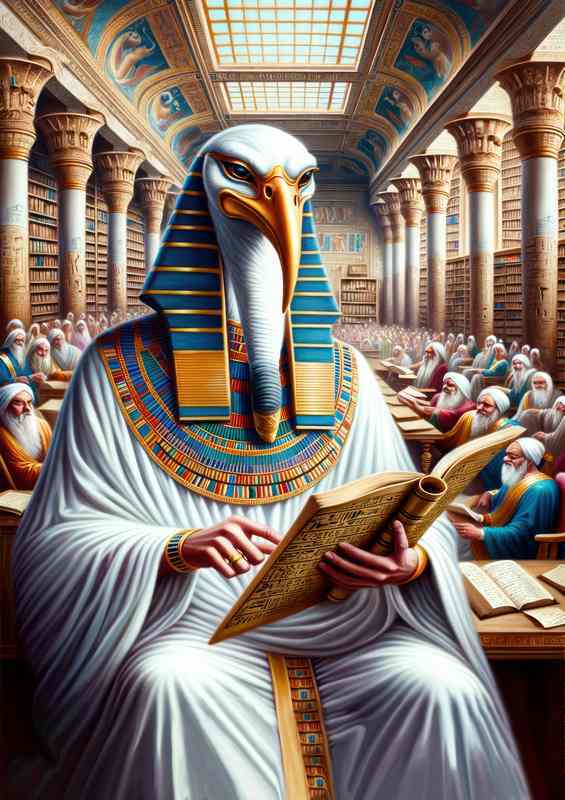 Egyptian god Thoth god of wisdom and writing