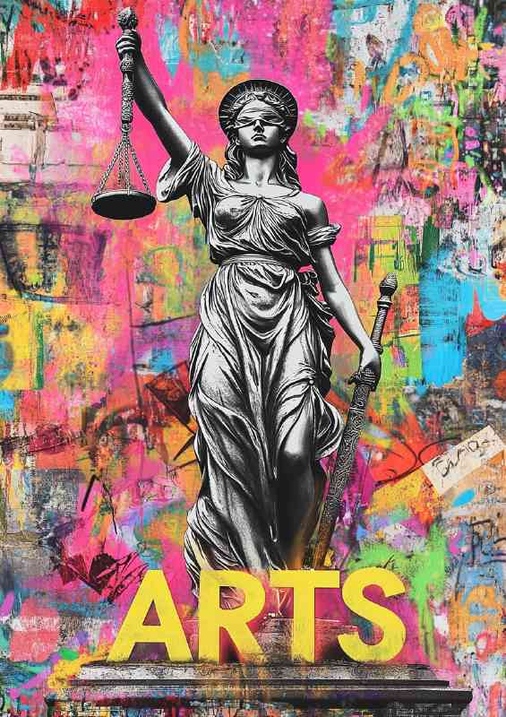 Art lady justice street style