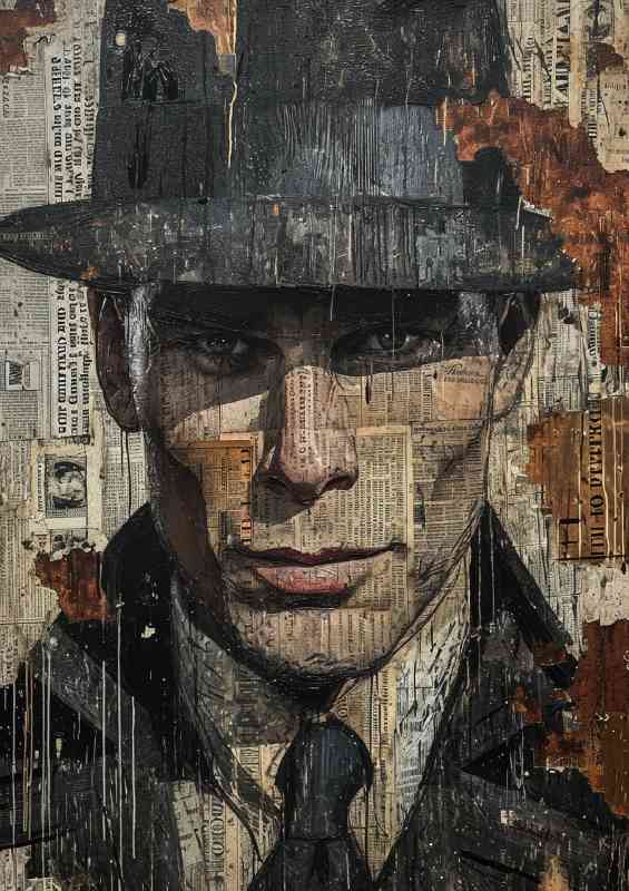 Blinders collage art
