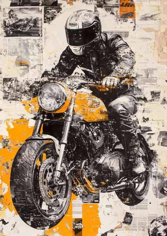 Collage motorbike cover