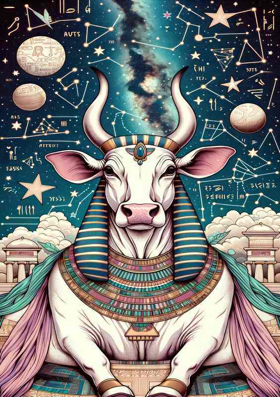 Egyptian goddess Bat cow goddess of the sky