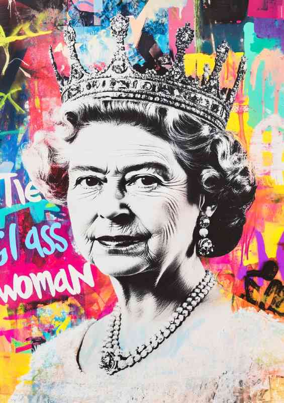 Collage the great lady queen art