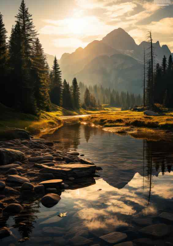 Pretty lake Scenic View