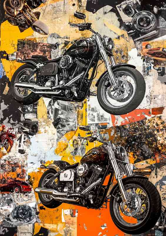 Cutouts street bike graffiti
