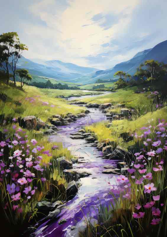 Purple Fantasy of Flowers