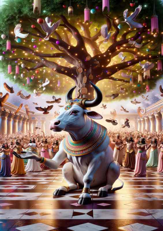 Egyptian goddess Hathor goddess of love and music