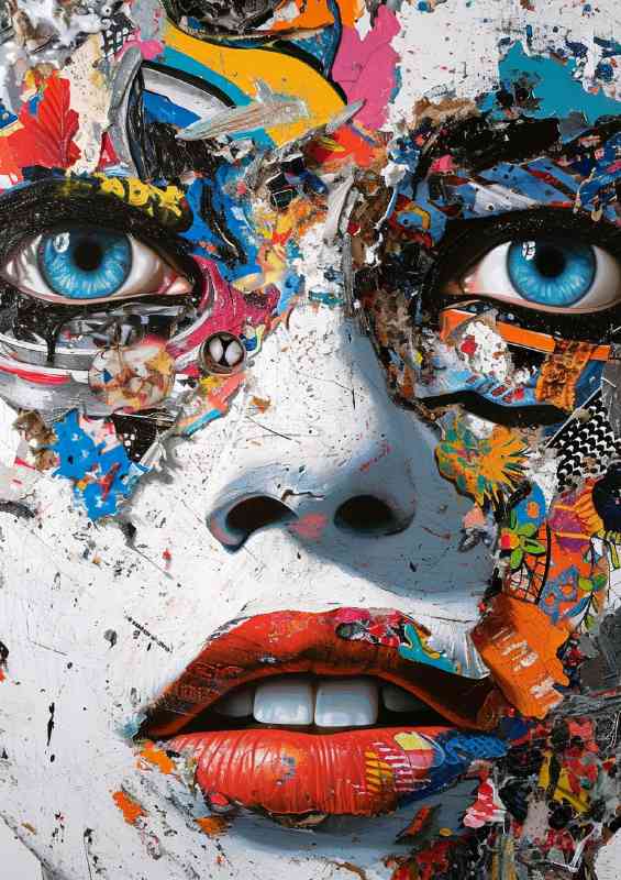 Focus on the eyes graffiti