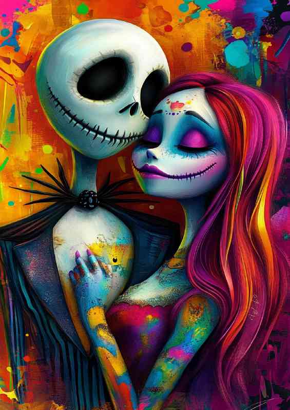 In love colourful art