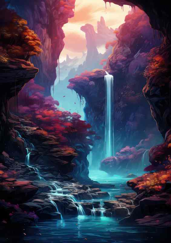 Spectrum of Colour Waterfalls