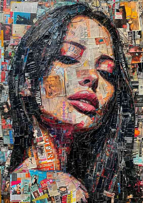Magazine cover street art