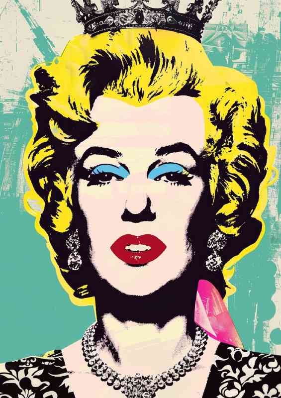 Marilyn Monroe as the Queen of England