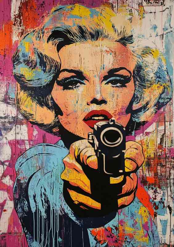 Marilyn Monroe the bad girl art