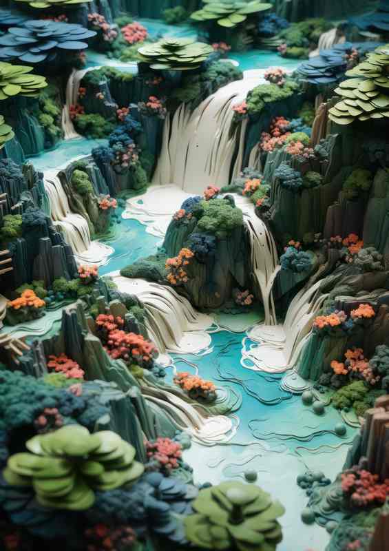 Waterfall Kaleidoscope