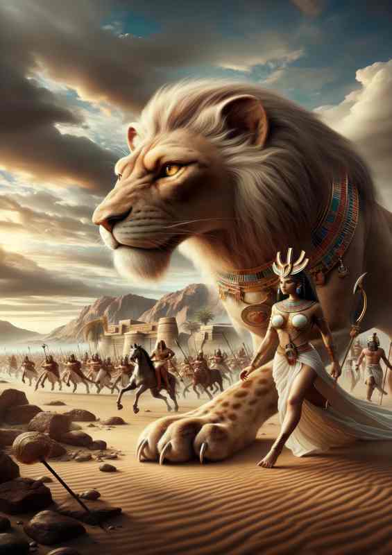 Egyptian goddess Sekhmet lioness goddess of war