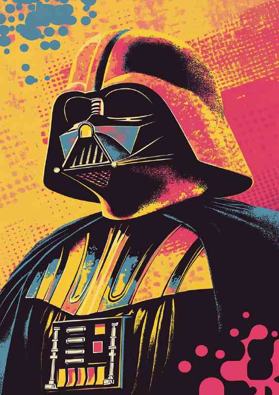 Pop art vader vactor style