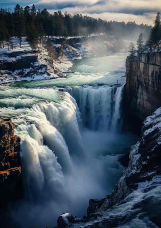 Yellowstone Canyon Spectaculor heights