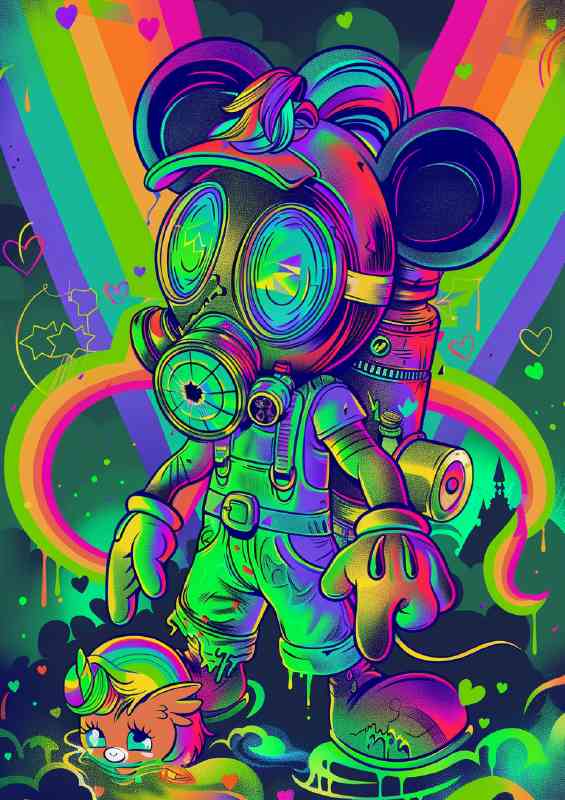 Rainbow zombie mouse street