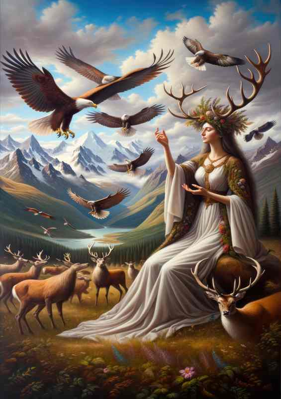 Georgian goddess Dali protector of animals