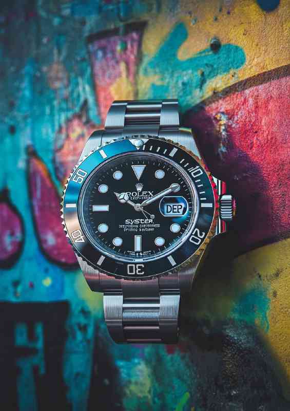 The deep sea rolex street graffitiart