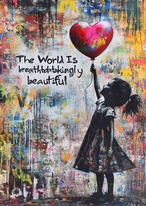 The girl with the red ballon street