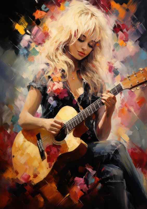 Dolly Parton Very colourful