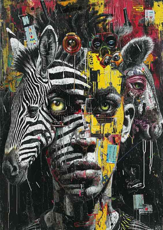 The zebra man