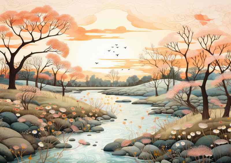 Countryside Bliss in pastel colours