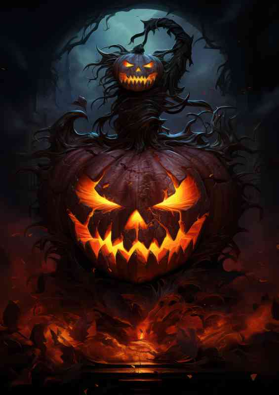 Pumpkin in a lantern style