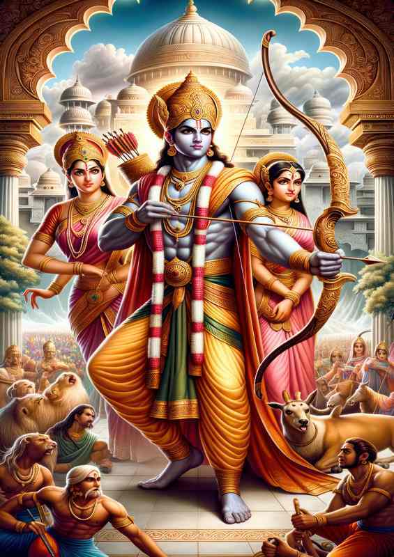 Rama Metal Poster