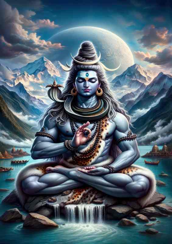 Hindu deity Lord Shiva destroyer and transformer